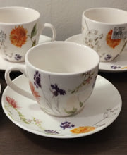 Lade das Bild in den Galerie-Viewer, Tasse mit Teller, Tognana Audrey, 5 Stück