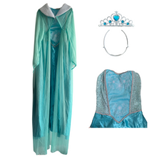 Lade das Bild in den Galerie-Viewer, Kostüm Prinzessin Elsa Cinderella Kleid Eiskönigin
