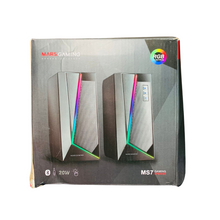Lade das Bild in den Galerie-Viewer, Mars Gaming MS7, RGB Lautsprecher, Bluethooth 5.0+Jack 3.5, DSP Sound 20W, Schwarz