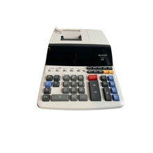 Lade das Bild in den Galerie-Viewer, Sharp Druckender Tischrechner EL-2607V (12-stellig, schwarz rote Druckfarben) weiß