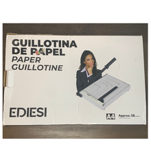 Lade das Bild in den Galerie-Viewer, Ediesi, Papierschneider, A4, Schneidemaschine, Papierschneidemaschine, Hebelschneider, Schere für Papier und Fotos, Manuell, höchste Präzision