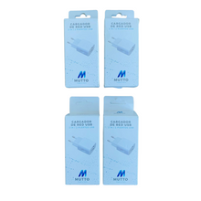 Lade das Bild in den Galerie-Viewer, MUTTO USB Stecker, USB Ladegerät 5V 2A/10 W, USB doppelstecker, 2 Ports mit intelligent Technologie - USB Netzteil Kompatibel mit Allen Arten von Gadgets und Handys, weiße Farbe