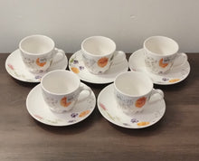 Lade das Bild in den Galerie-Viewer, Tasse mit Teller, Tognana Audrey, 5 Stück