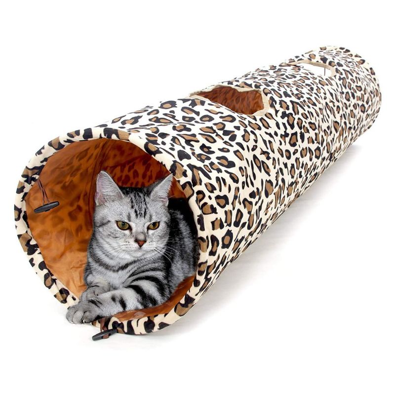 Katzentunnel Leopardmuster 120 X 25 cm