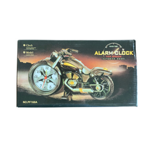 Lade das Bild in den Galerie-Viewer, Motorrad-Wecker, Retro-Stil Tischuhr Uhr Alarm Clock

