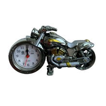 Lade das Bild in den Galerie-Viewer, Motorrad-Wecker, Retro-Stil Tischuhr Uhr Alarm Clock
