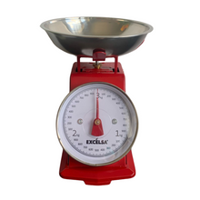 Lade das Bild in den Galerie-Viewer, Vintage-Küchenwaage, Waage, Manuelle Tara, Excelsa
