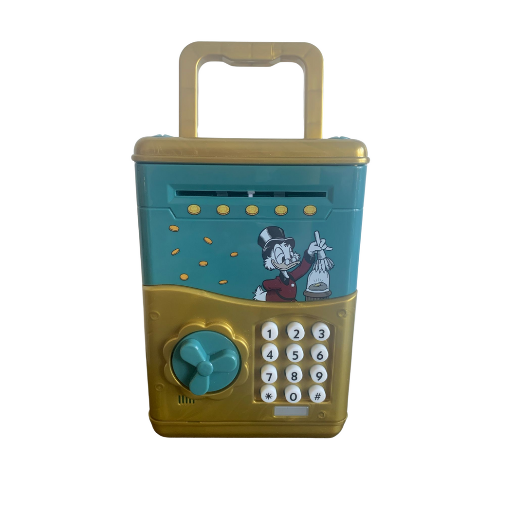 Elektronisches Sparschwein von Disney Scrooge, Spardose, Lexibook