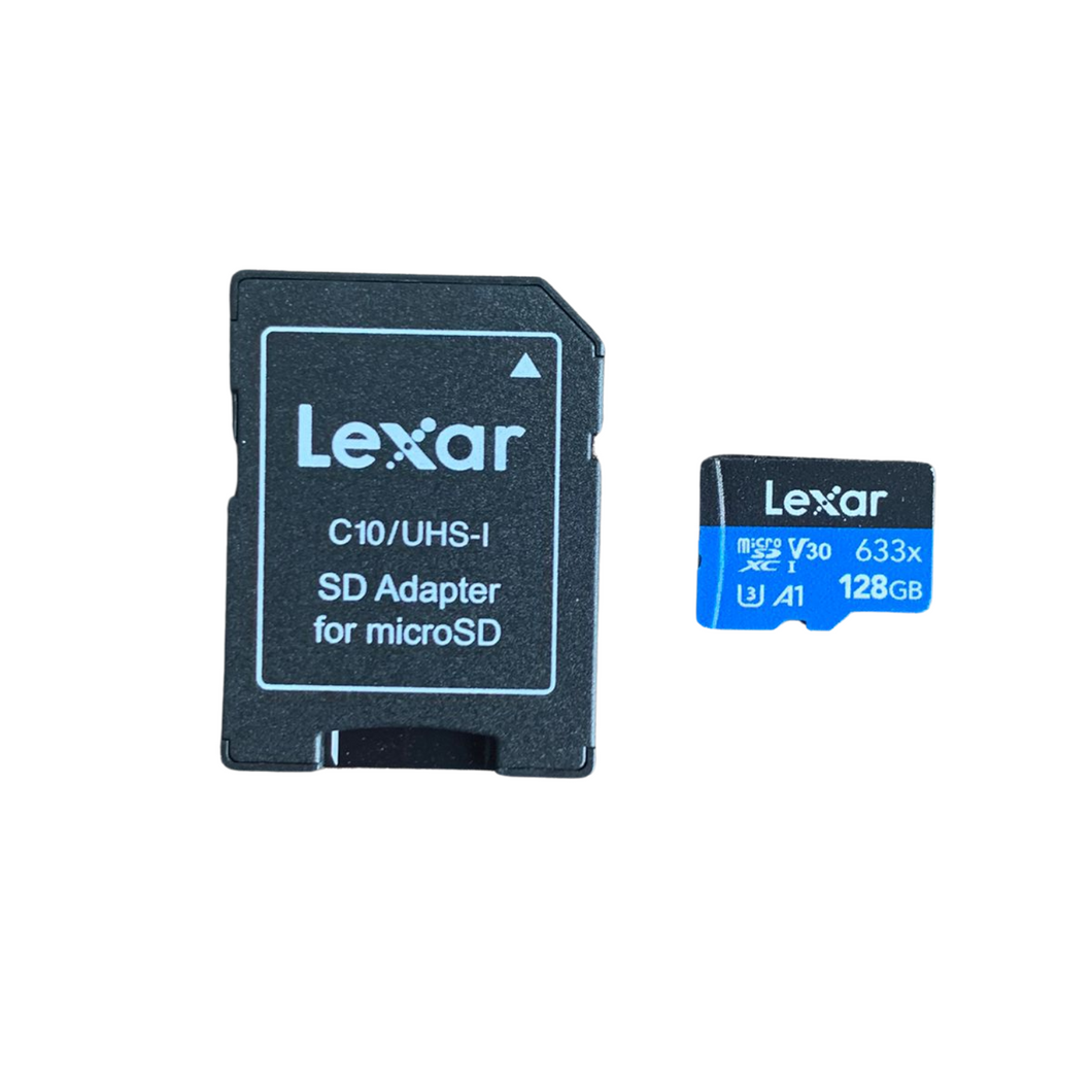 Lexar 633xMicroSDXS UHS-I-Speicherkarte mit SD Adapter, 128 GB