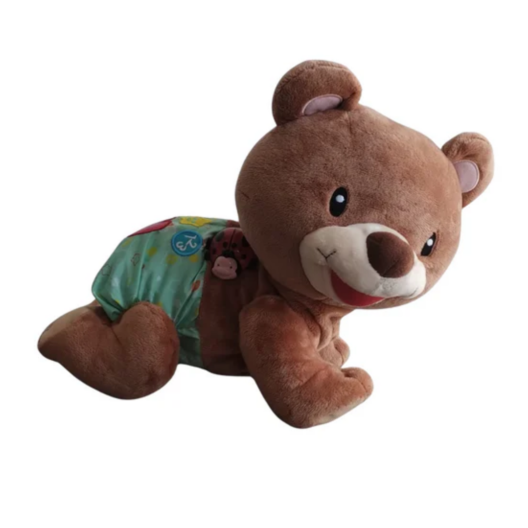 Stofftier Baby Krabbel-mit-mir-Bär, Interaktives Plüschtier,VTech