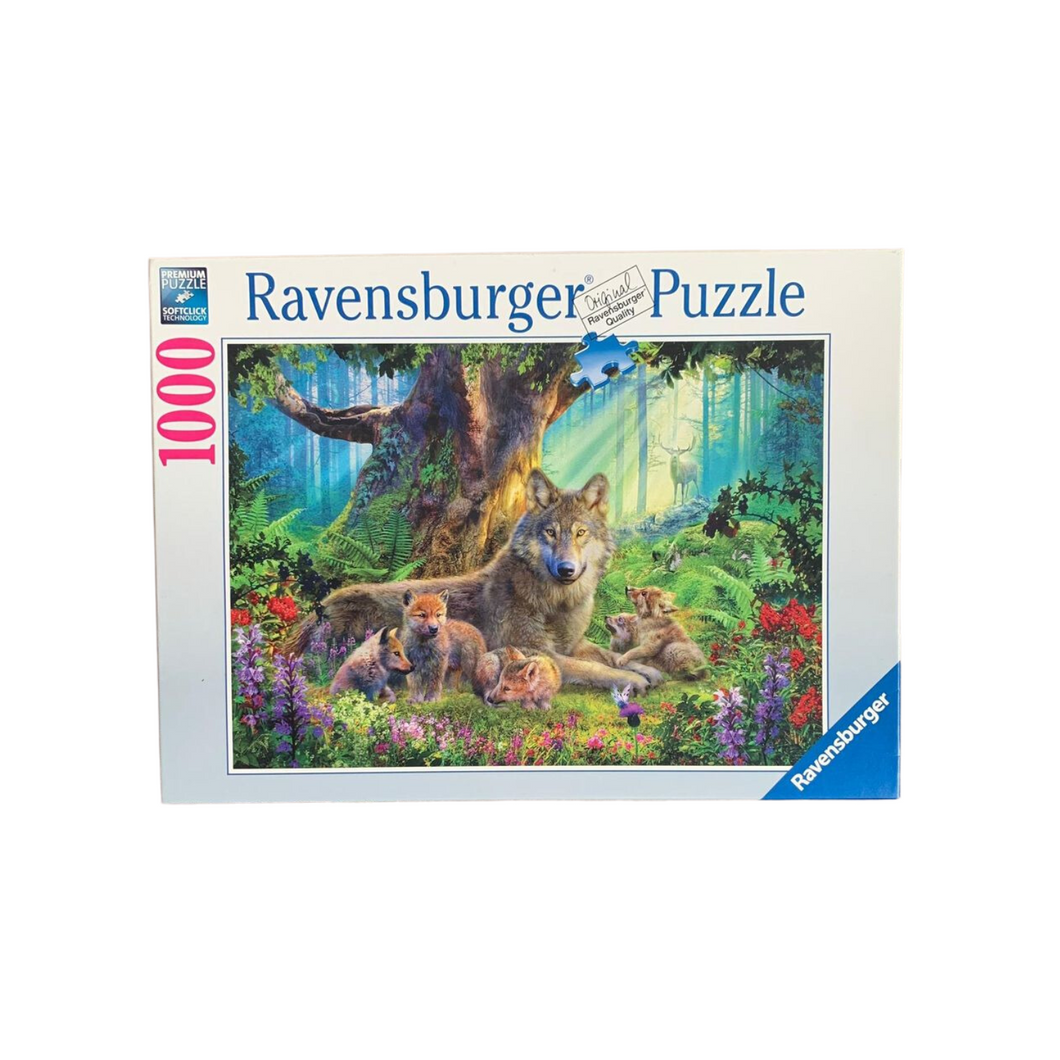 Puzzle Wölfe im Wald, 1000 Teile, Ravensburger