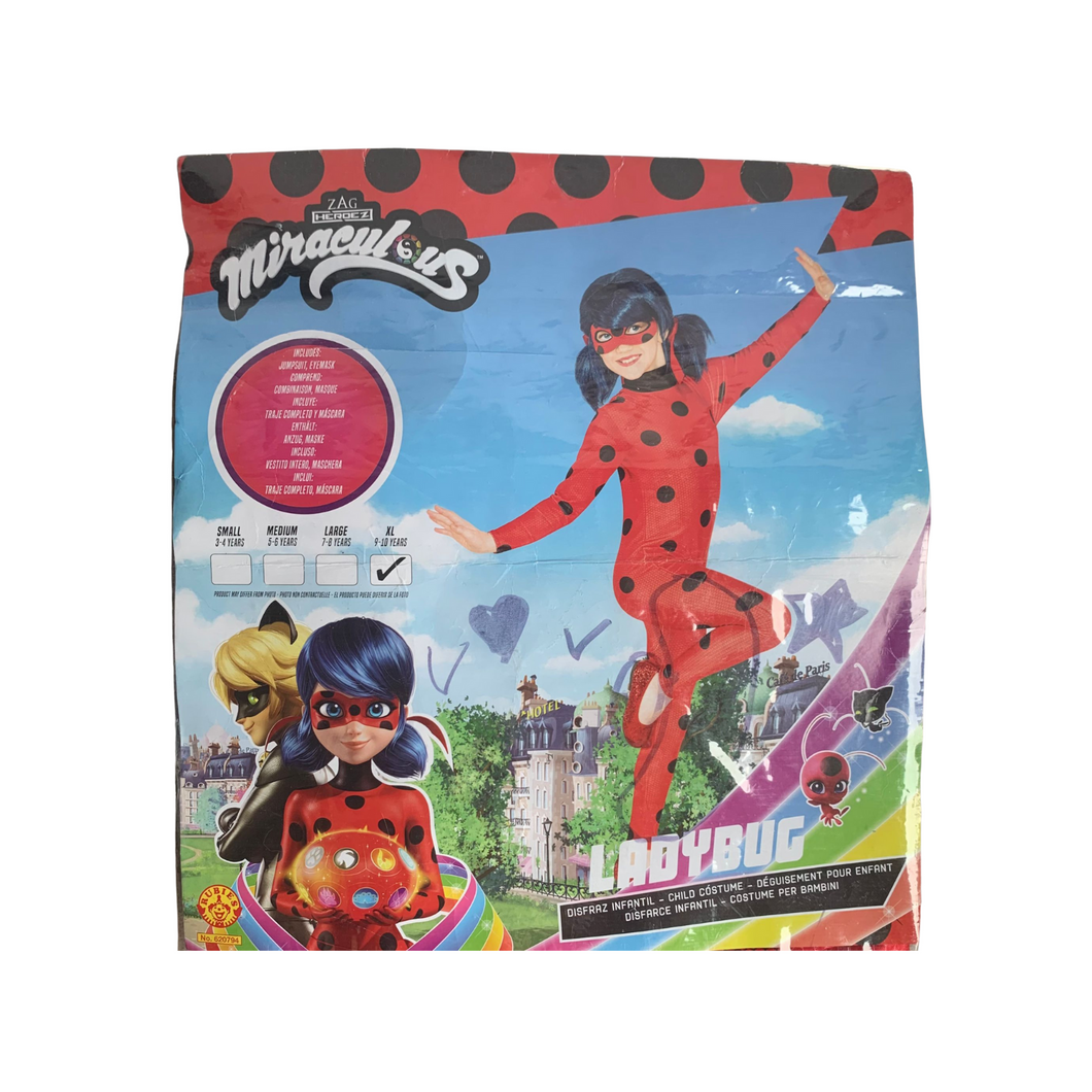 ostüm Kinderkostüm Marienkäfer Miraculus, XL/9-10Jahre