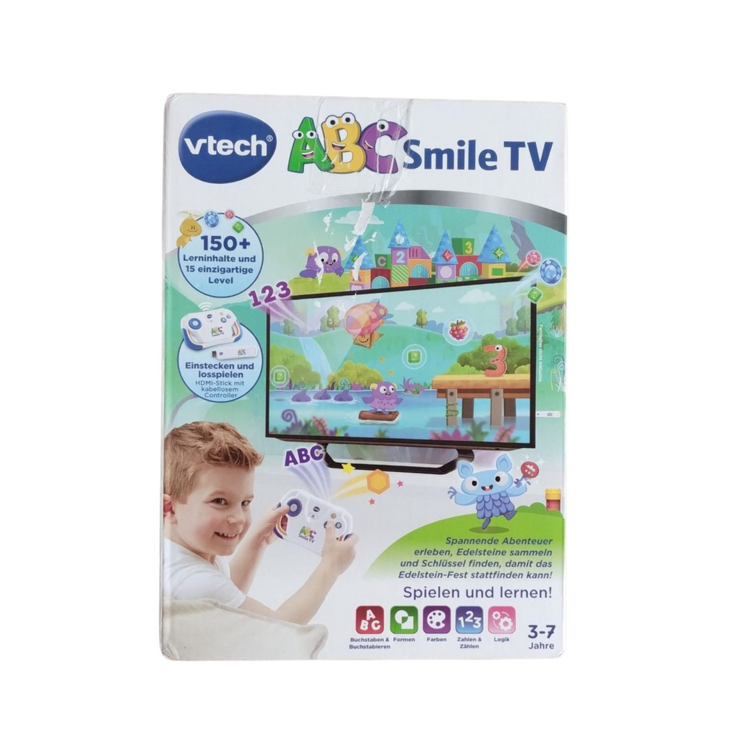 Konsole VTech ABC Smile TV, Kabellose Lernkonsole mit HDMI-Stick