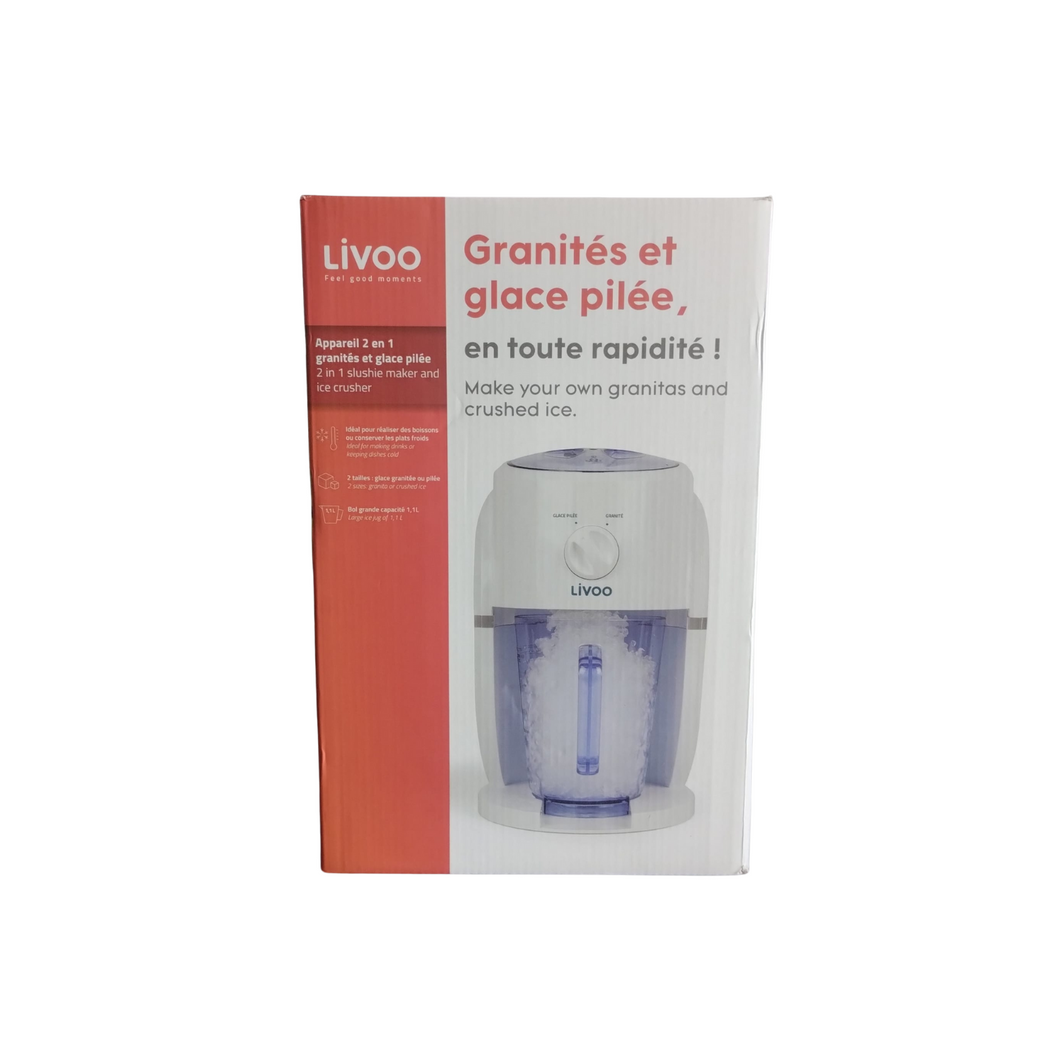 Eiscrusher LIVOO DOM430 2-in-1 Gerät für Saucen und Crushed Eis