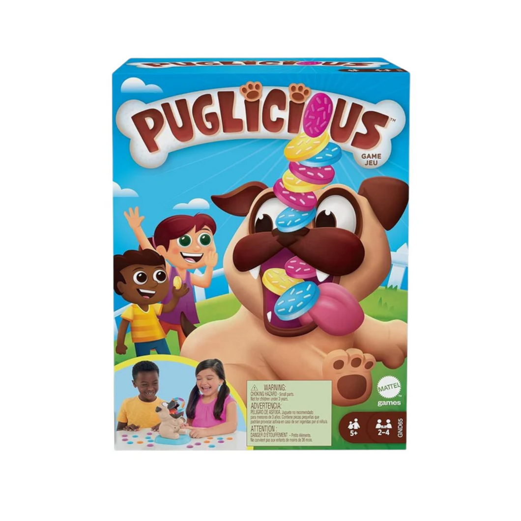 Spiel Puglicious, Stapelspiel mit Hundeleckerlis für das Hündchen