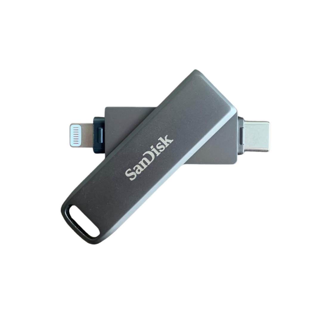 SanDisk iXpand Luxe Flash-Laufwerk 2-in-1 iPhone Speicher 64 GB (iPad kompatibel)