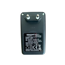 Lade das Bild in den Galerie-Viewer, Amazon Basics digitales Akku-Ladegerät für 4 AA-,AAA-Akkus
