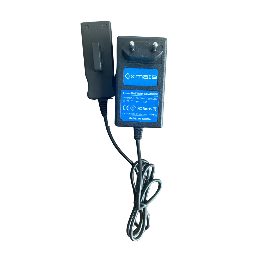 Exmate 18V Ladegerät, 18V Lithium Akku