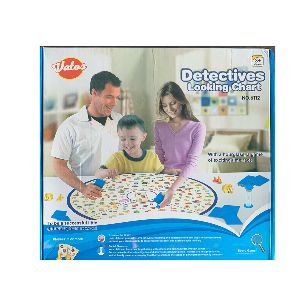 Spiel 6112 Detektiv in Aktion, Detectives Looking Chart