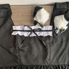 Lade das Bild in den Galerie-Viewer, Kostüm Lolita, Anime Dienstmädchen French Maid, Hausmädchen, pelzige Katze, 5XL
