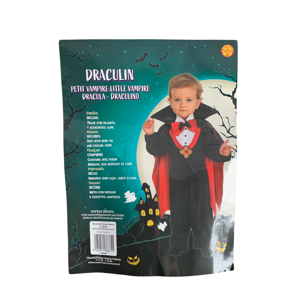 Kostüm Kinderkostüm Dracula, Vampir, 3-4 Jahre