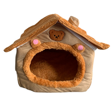 Lade das Bild in den Galerie-Viewer, Katzenhöhlenbett, Katzenhaus, Katzenbett, Hundebett, S
