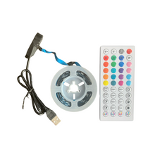 Lade das Bild in den Galerie-Viewer, LED Strip 3m, USB RGB Streifen mit Fernbedienung
