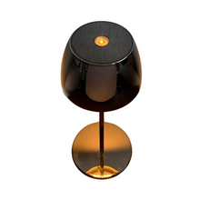 Lade das Bild in den Galerie-Viewer, Mini LED Tischlampe kabellos IP44, Akku Tischleuchte, BRILO, 8x20cm
