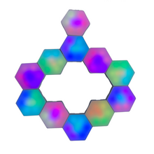 Lade das Bild in den Galerie-Viewer, Kangtaixin LED Gaming Wandleuchte RGB Panel, Wandbeleuchtung, 11Teile
