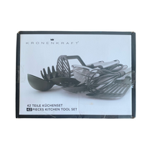 Lade das Bild in den Galerie-Viewer, 41-teiliges Küchenhelfer Set aus Edelstahl und Nylon, Kochset, KRONENKRAFT
