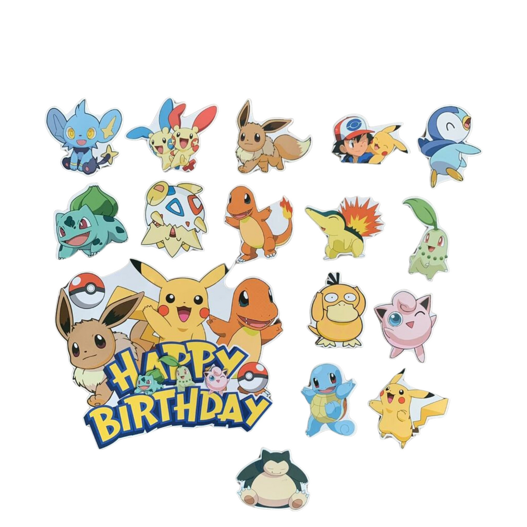Tortendeko Geburtstag Pokemon