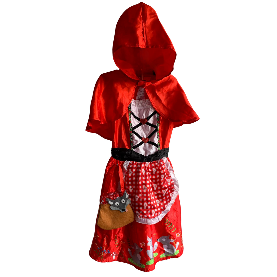 Kostüm Kleid Rotkäppchen, 7-8 Jahre