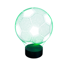 Lade das Bild in den Galerie-Viewer, FULLOSUN Kinder Nachtlicht Fußball 3D, Lampe mit Fernbedienung
