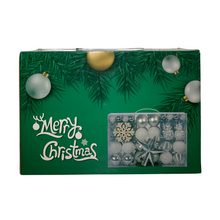 Lade das Bild in den Galerie-Viewer, Weihnachtskugeln Set Silber
