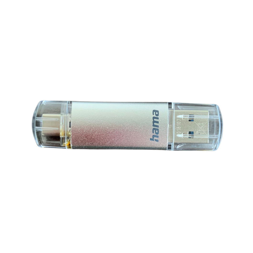 Hama C-Laeta USB 3,1 Flash Drive 256GB, USB-Typ-C Memory-Stick
