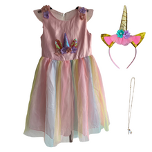 Lade das Bild in den Galerie-Viewer, Kleid Mädchen Prinzessin Kleid, Einhorn Cosplay, URAQT, 150
