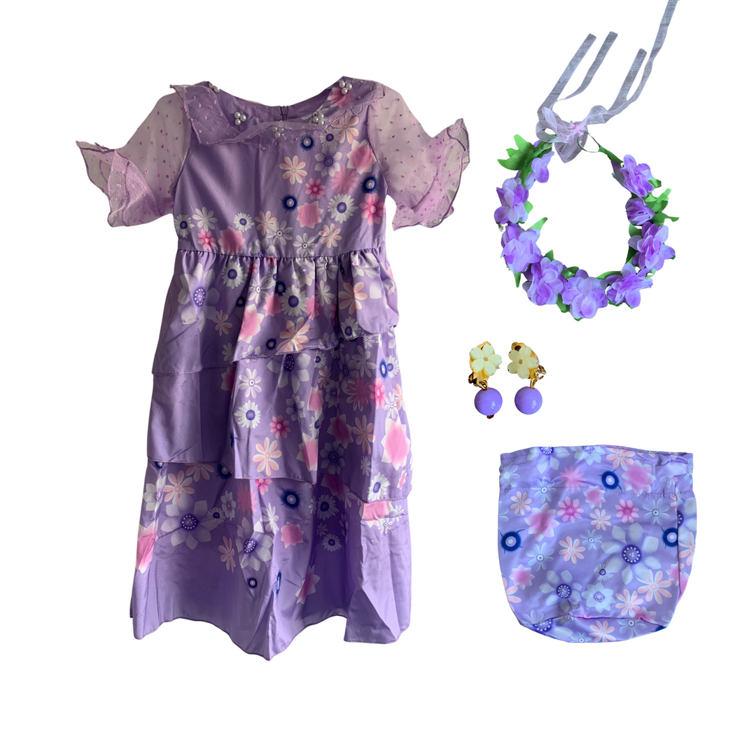 Kinderkostüm Kostüm Mirabel Madrigal Kleid Isabela, 100