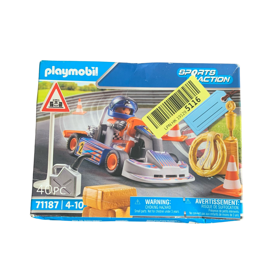 PLAYMOBIL Sports&Action 71187 Racing Cart mit Siegeskranz