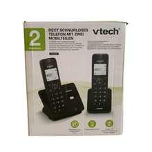 Lade das Bild in den Galerie-Viewer, Telefon mit 2 Mobilteilen, VTech CS2001
