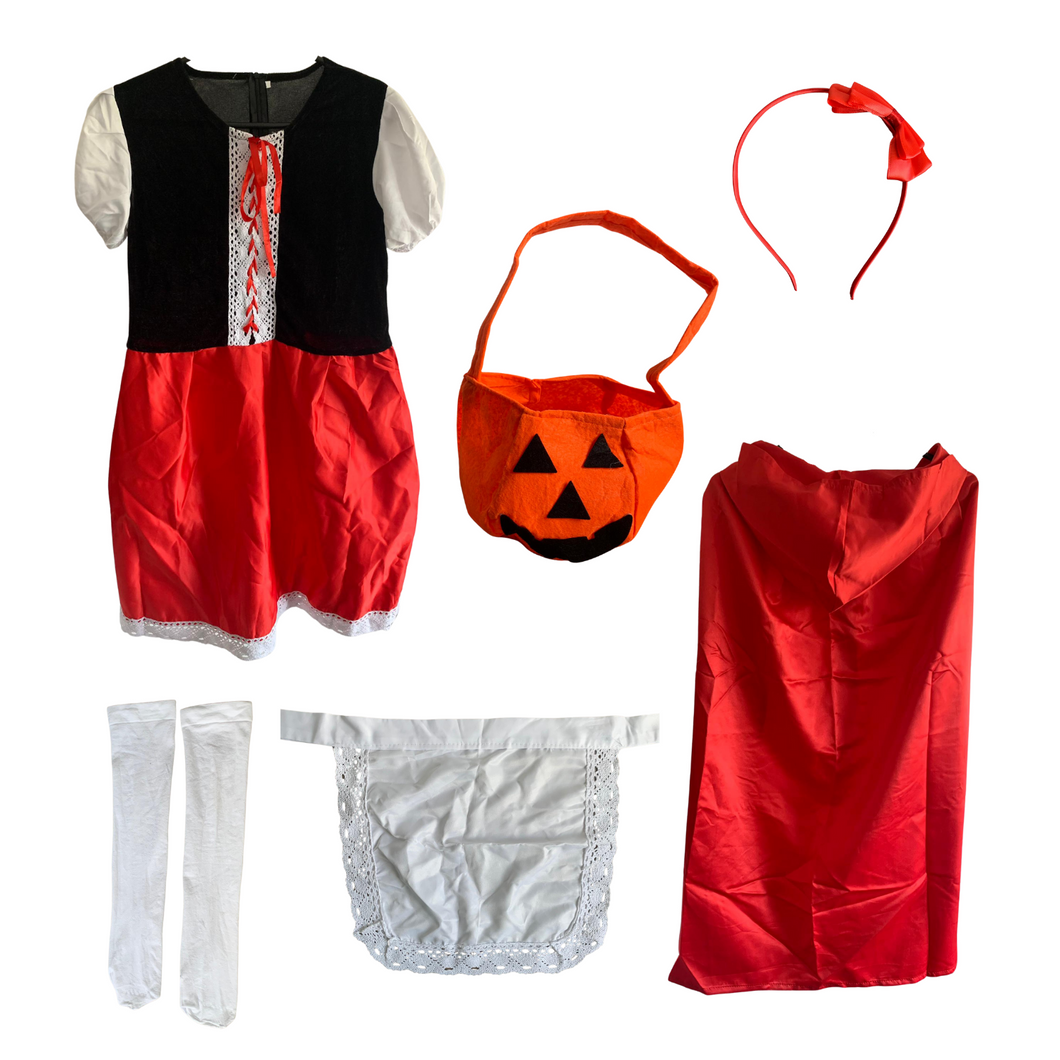 Kostüm Kinderkostüm Rotkäppchen Rot Umhang, 170