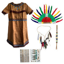 Lade das Bild in den Galerie-Viewer, Kostüm Kinder Indianer Kleid, 140
