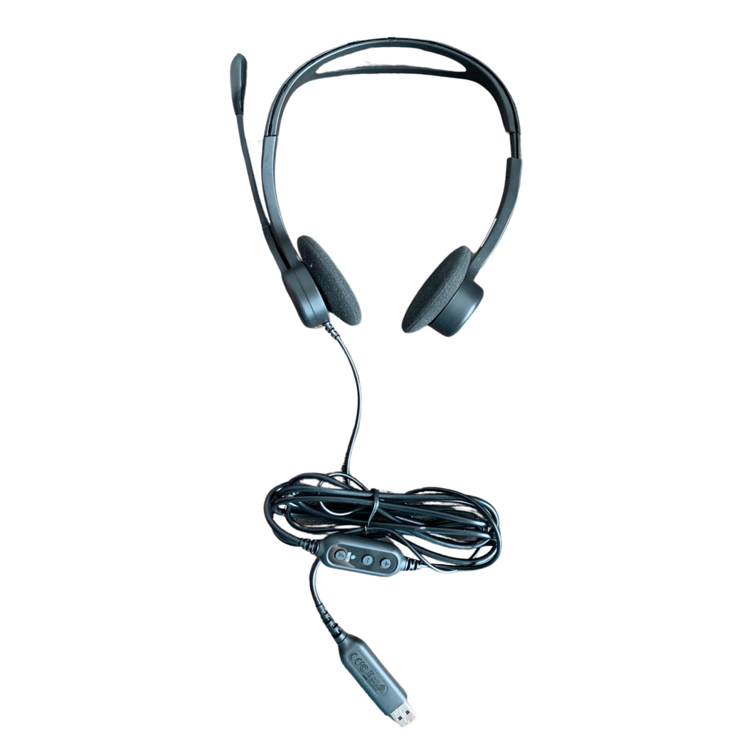 Kopfhörer, Stereo-Headset, Logitech 960, 2.4m Kabel