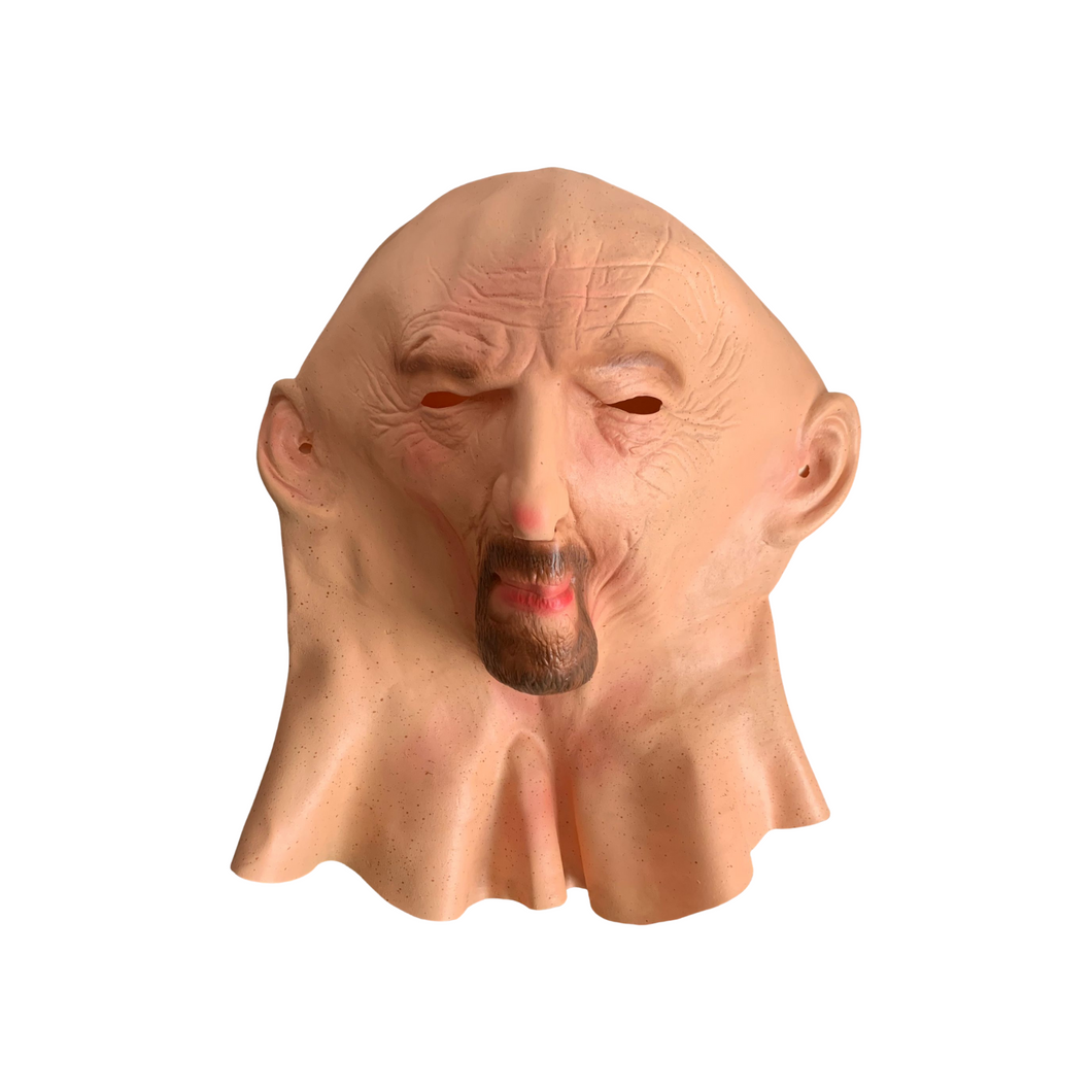 Alte Mann-Maske, realistisches Latex, voller Kopf, menschliche Maske