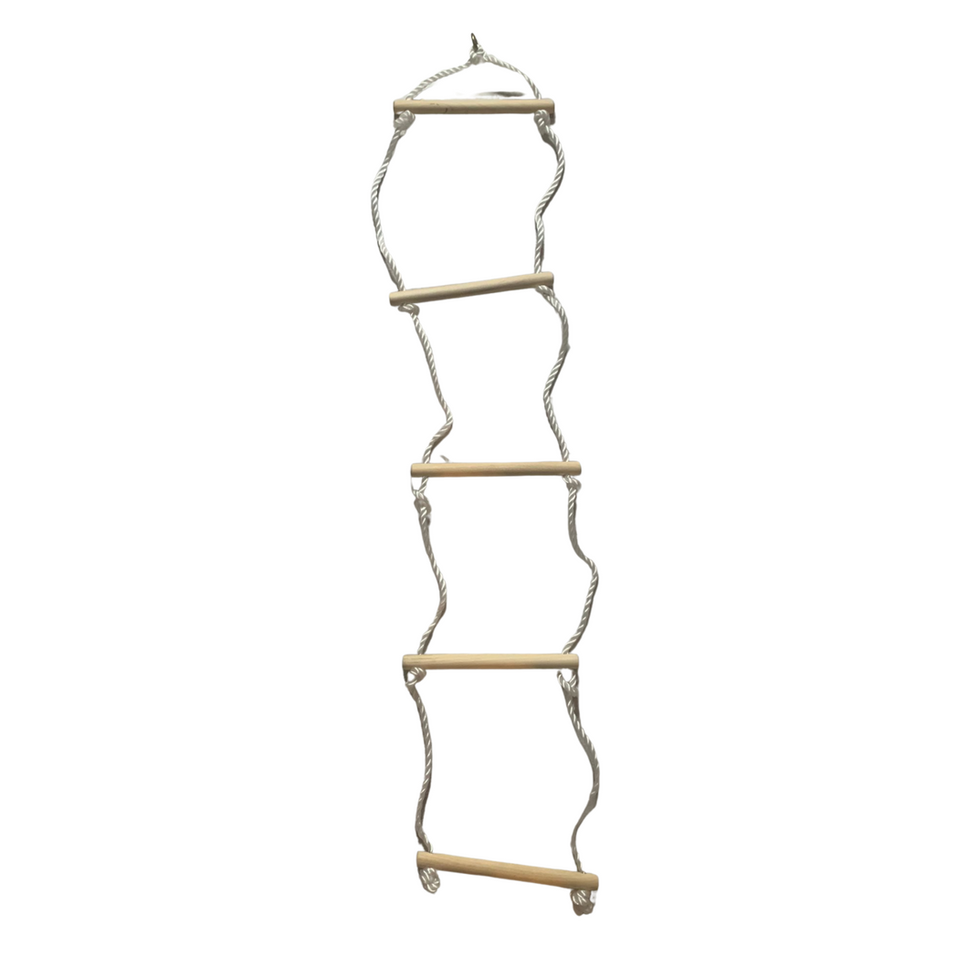 Holzstrickleiter Strickleiter aus Holz, Leiter, Eichhorn, 170cm
