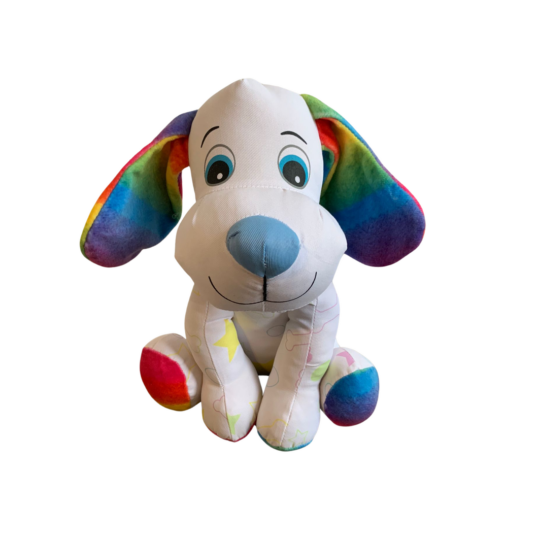 Colour Me Plush, bemalbares Plüschtier, Welpe, Kuscheltier, CRAYOLA