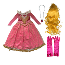 Lade das Bild in den Galerie-Viewer, Kostüm Kinderkostüm Prinzessin Aurora Kleid Dornröschen, 150
