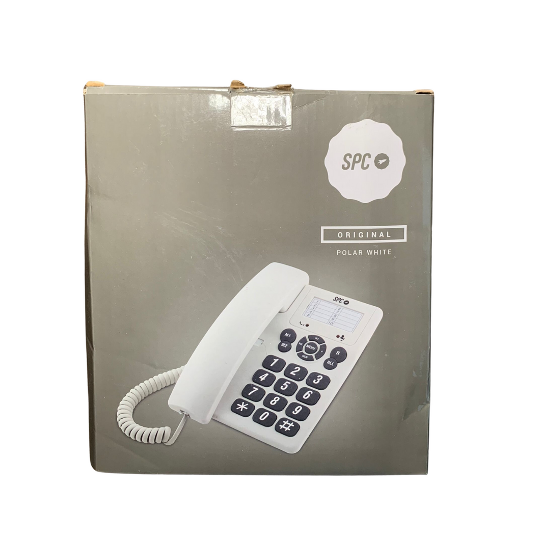 SPC Original – Tisch- oder Wandtelefon, mit großen, leicht zu bedienenden Tasten