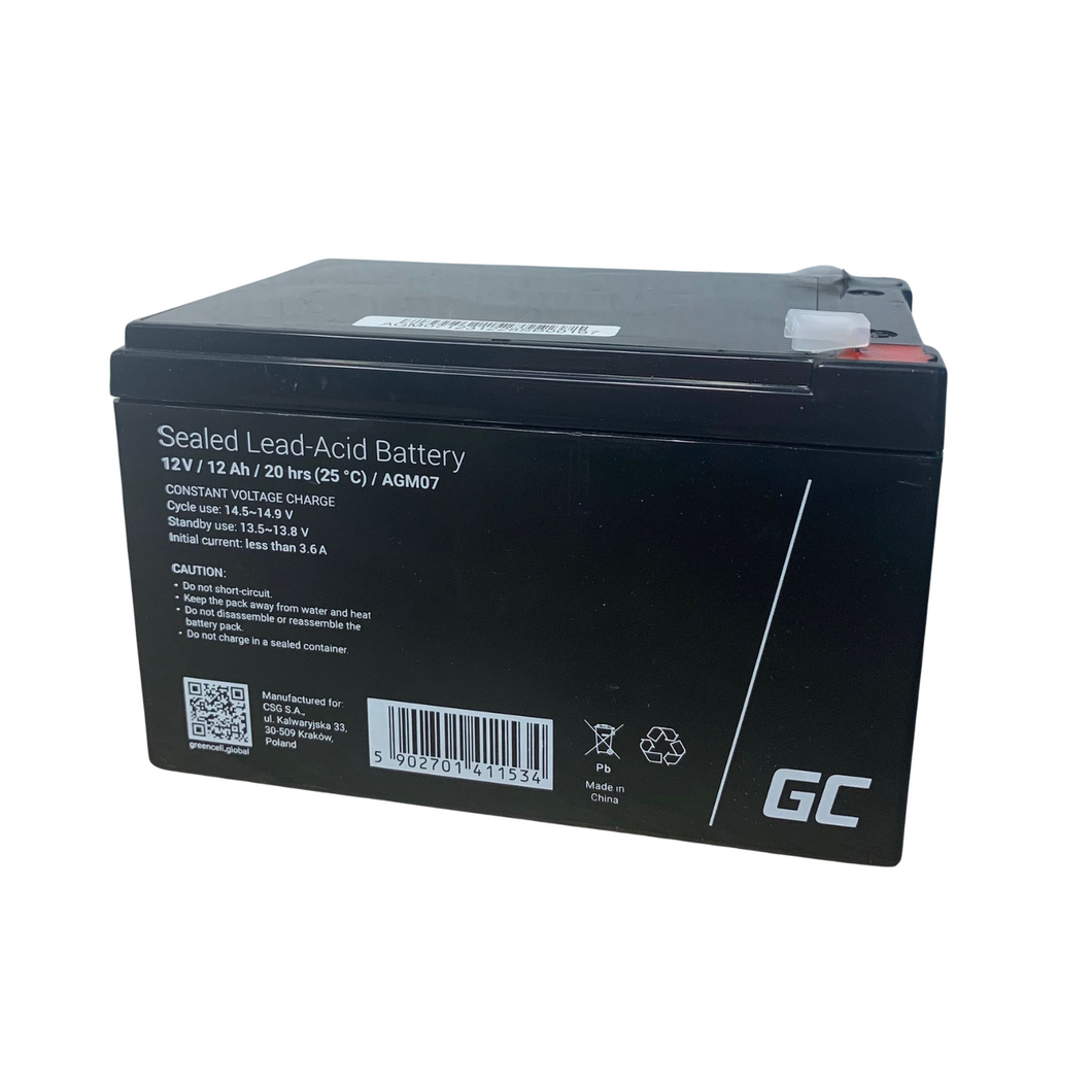 AGM Batterie Akku 12V 12Ah