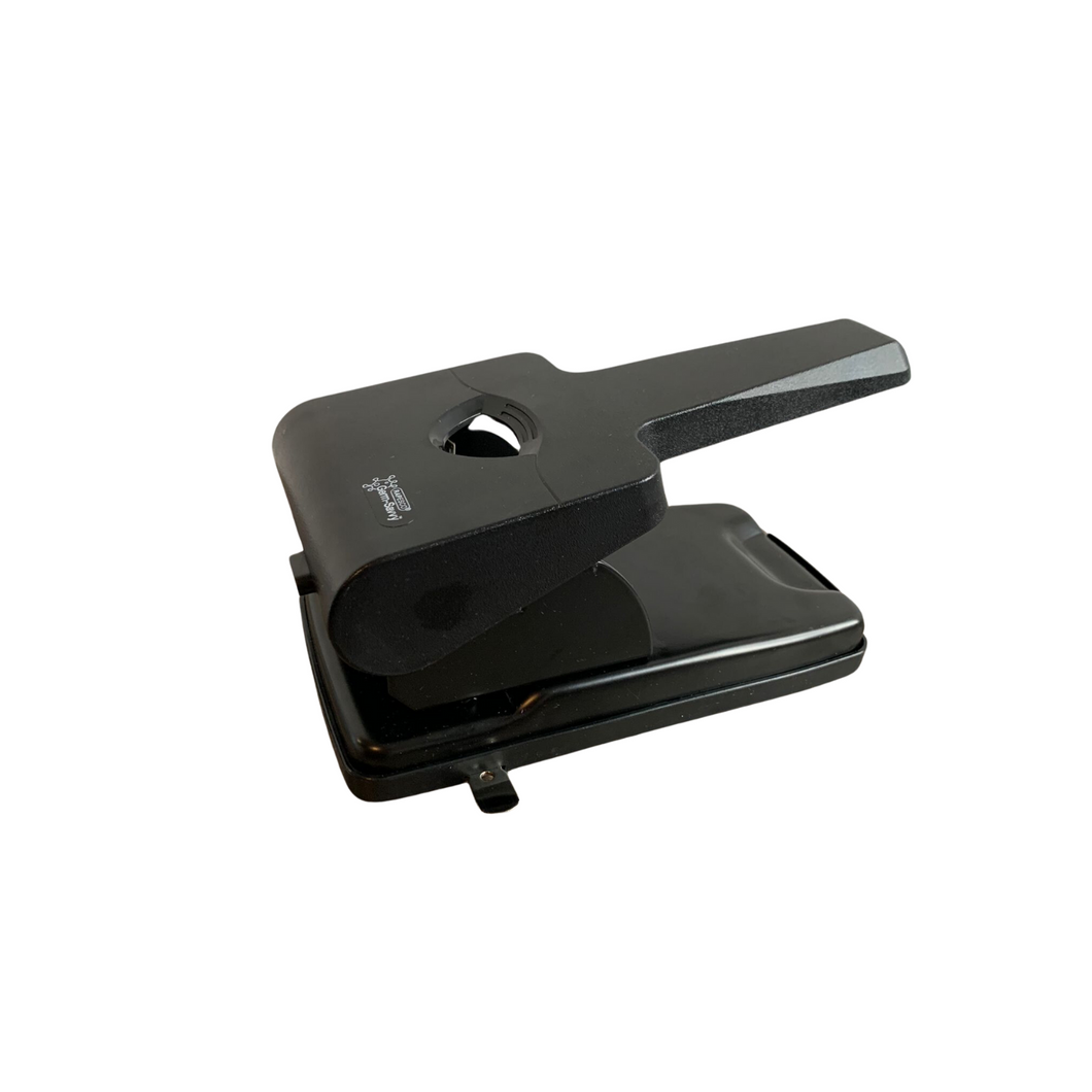 Rapesco 1631 Germ-Savvy Antibakteriell HD865-P 2-fach-Kraftlocher, 63 Blatt Stanzkapazität, Schwarz