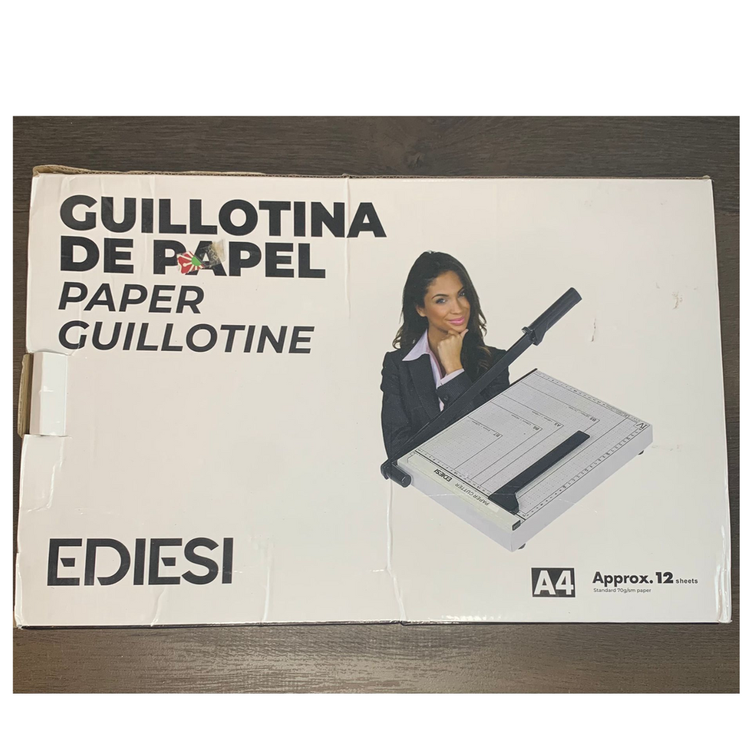 Ediesi, Papierschneider, A4, Schneidemaschine, Papierschneidemaschine, Hebelschneider, Schere für Papier und Fotos, Manuell, höchste Präzision